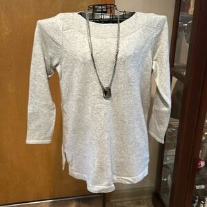 Simply Vera Vera Wang Silvertone Long Necklace